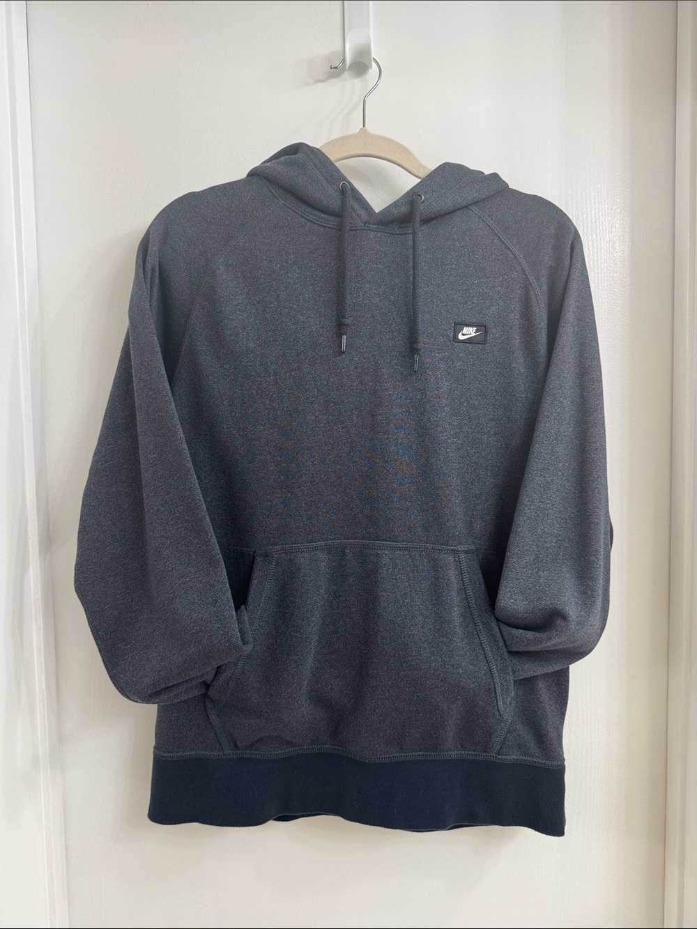 Nike Men's Heather Charcoal Pullover Hoodie